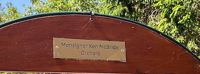 Mgr McBride’s Orchard!